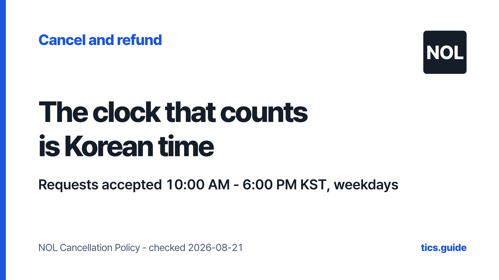 Canceling Korean Concert Tickets: Deadlines and Refund Timing
